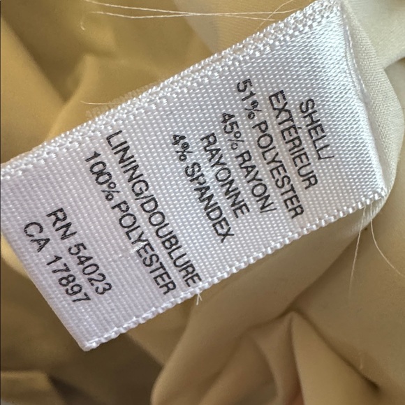 Banana Republic Classic White Suit Jacket Blazer Preppy Work Wear Boss Lady Top - Picture 6 of 8